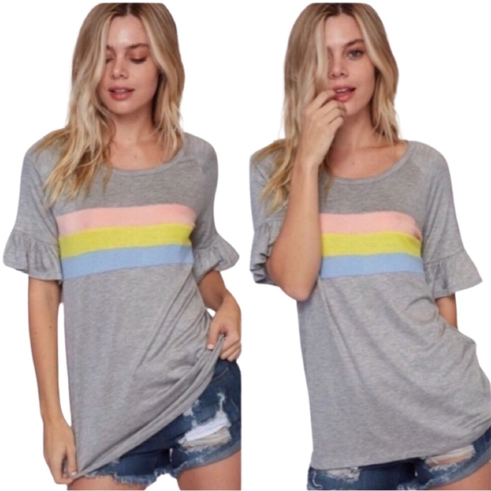 FANTASTIC FAWN Retro Stripe Tee